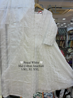 SAFA Beautiful 3PCS Mull Cotton Anarkali