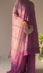 Woman embroidery 3pcs suit