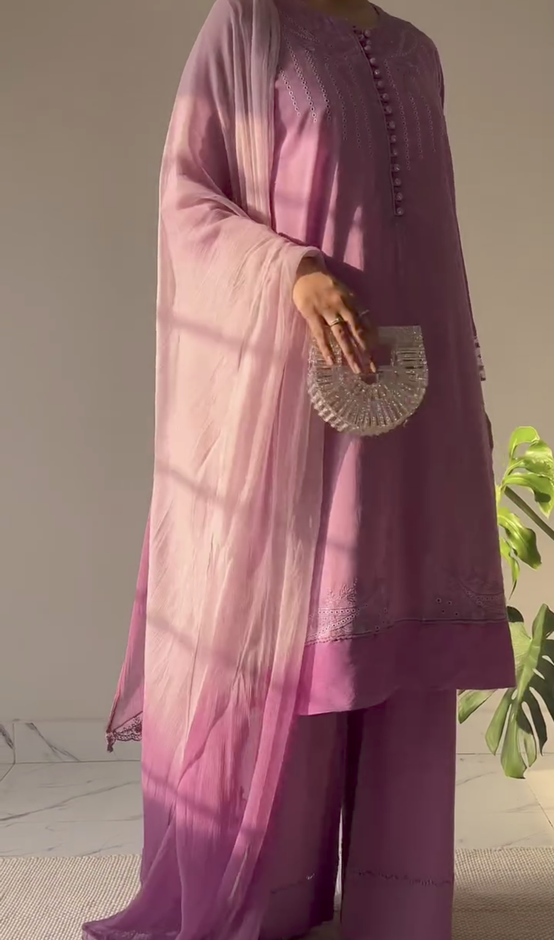 Woman embroidery 3pcs suit