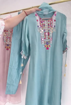 Pack of 2 hand embroidery 3pcs