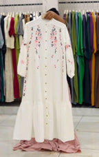 Buy 1 Get 1 Free – Trendy Embroidered Frock Collection