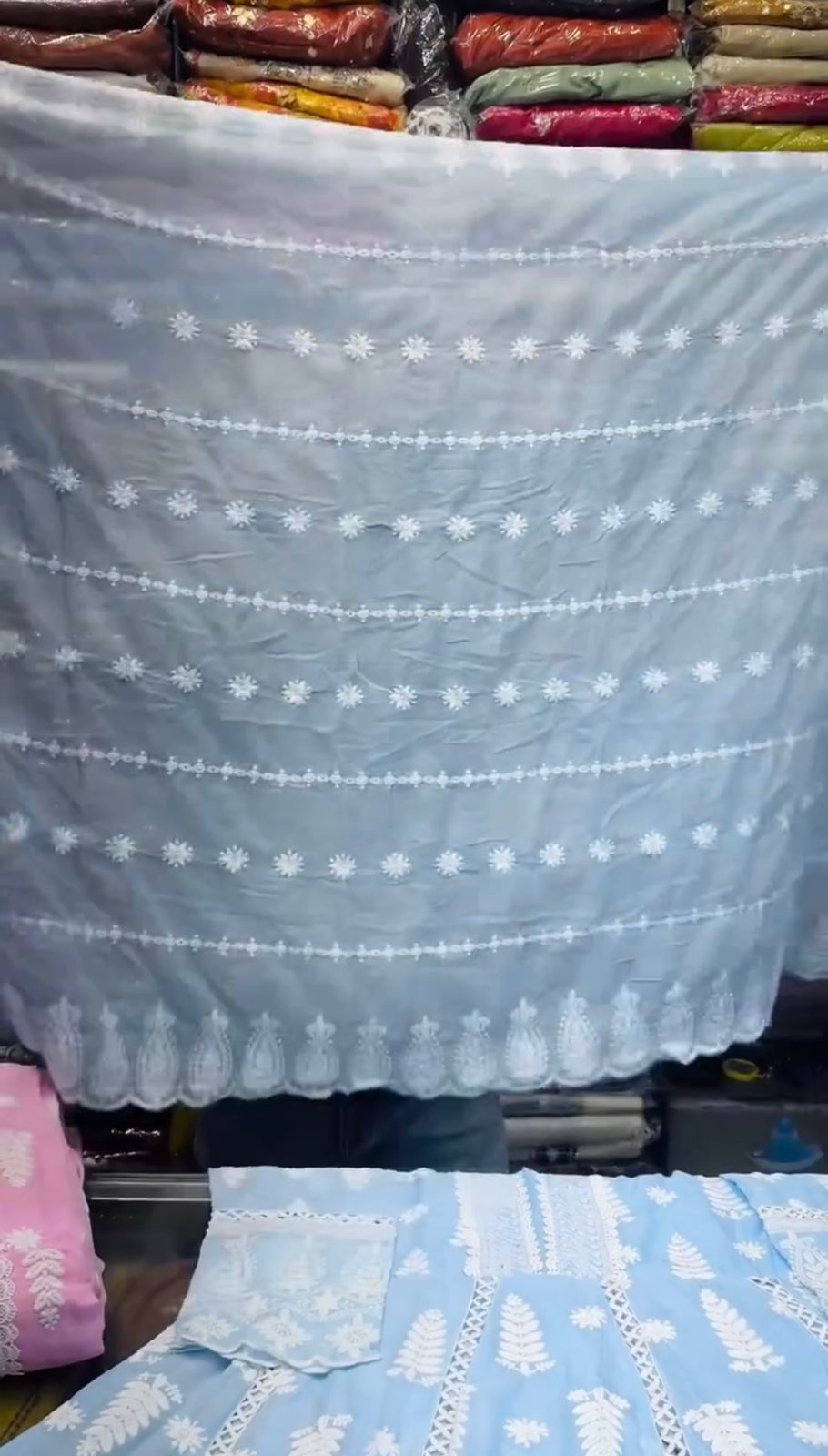 Beautiful Mull Cotton Anarkali 3PCS