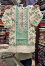 Elegant Embroidered Cotton 3PC Suit