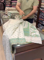 Elegant Embroidered Cotton 3PC Suit