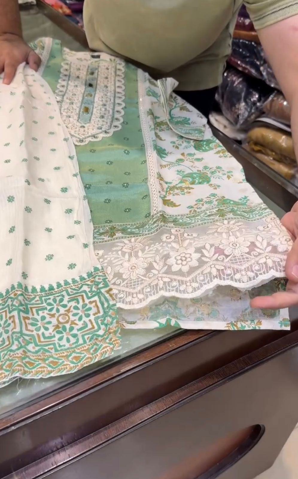 Elegant Embroidered Cotton 3PC Suit