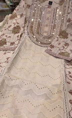 Elegant Embroidered Cotton 3PC Suit