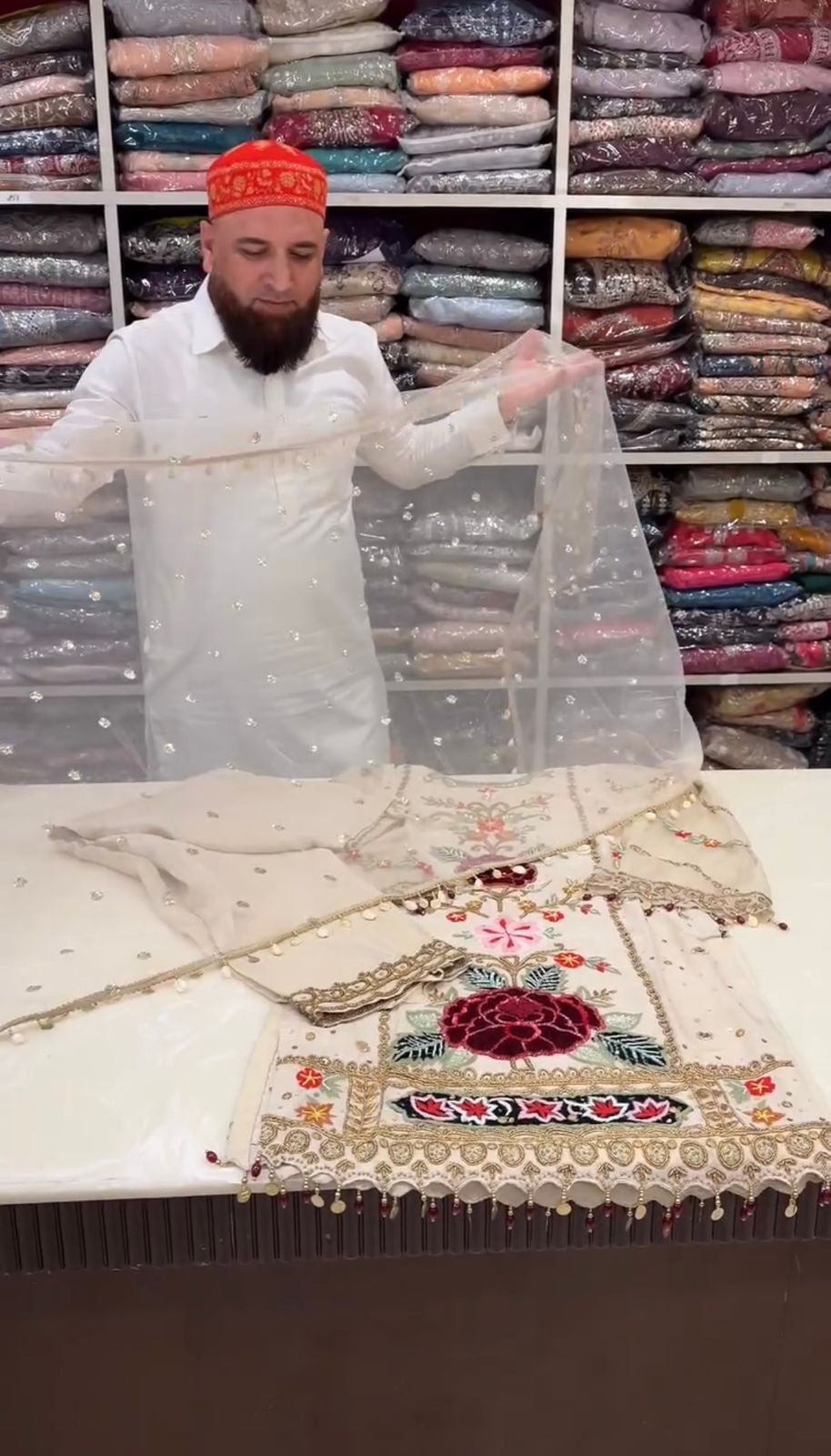 EID Luxury Embroidered 3PCS Dress