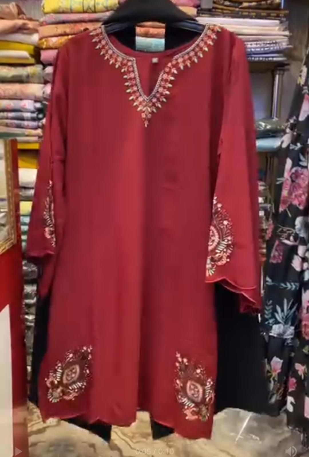 Premium 3PCS Embroidered Suit Set