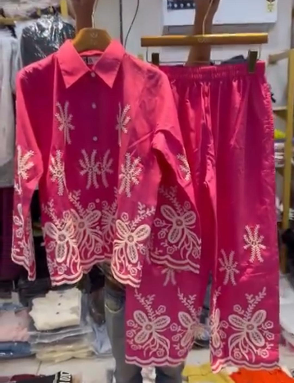 Embroidered Co-Ord Set For Summer