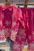Embroidered Co-Ord Set For Summer