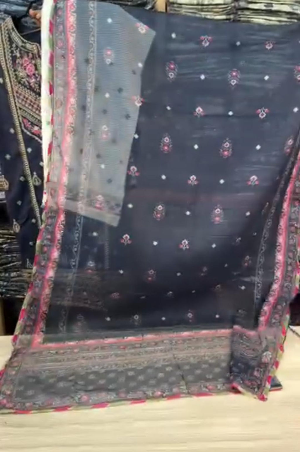 Summer Collection 3 Piece Embroidered Suit for Women