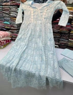 3PCS Chikankari Style Suit Set Summer Collection