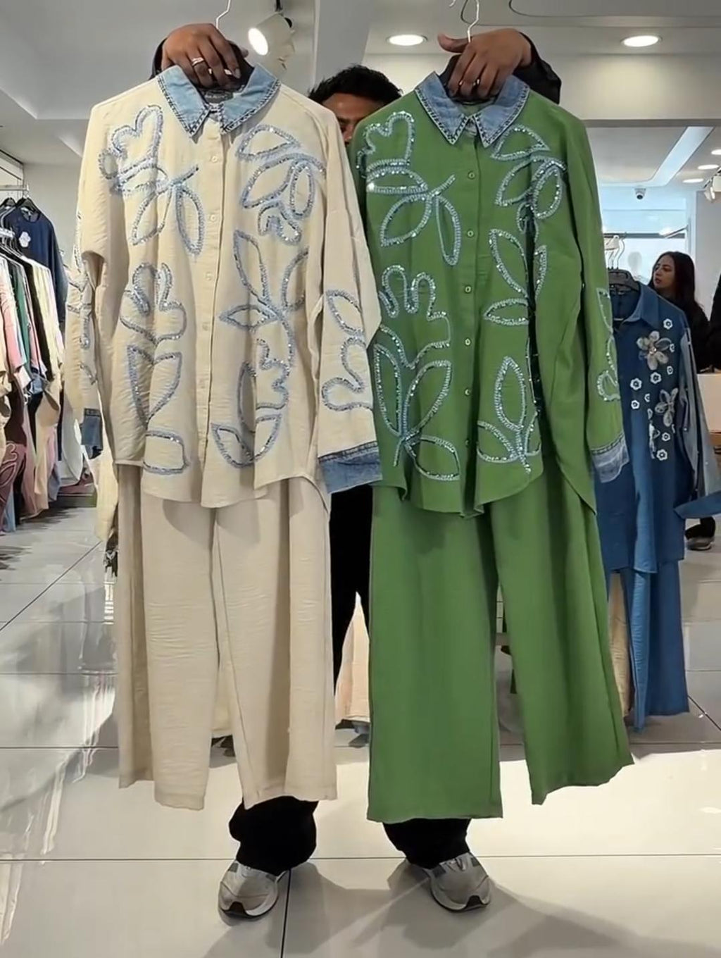 Buy Pack of 2 – Embroidered Co-Ord Sets