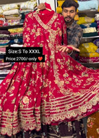 Premium 3-Piece Floral Frock Suit