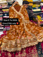 Premium 3-Piece Floral Frock Suit