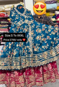 Premium 3-Piece Floral Frock Suit