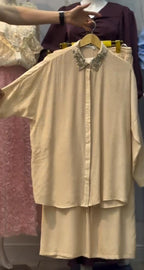 Summer Trendy 2-Piece Shirt &amp; Plazo Set