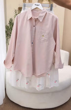 Summer Trendy 2-Piece Shirt & Skirt Set