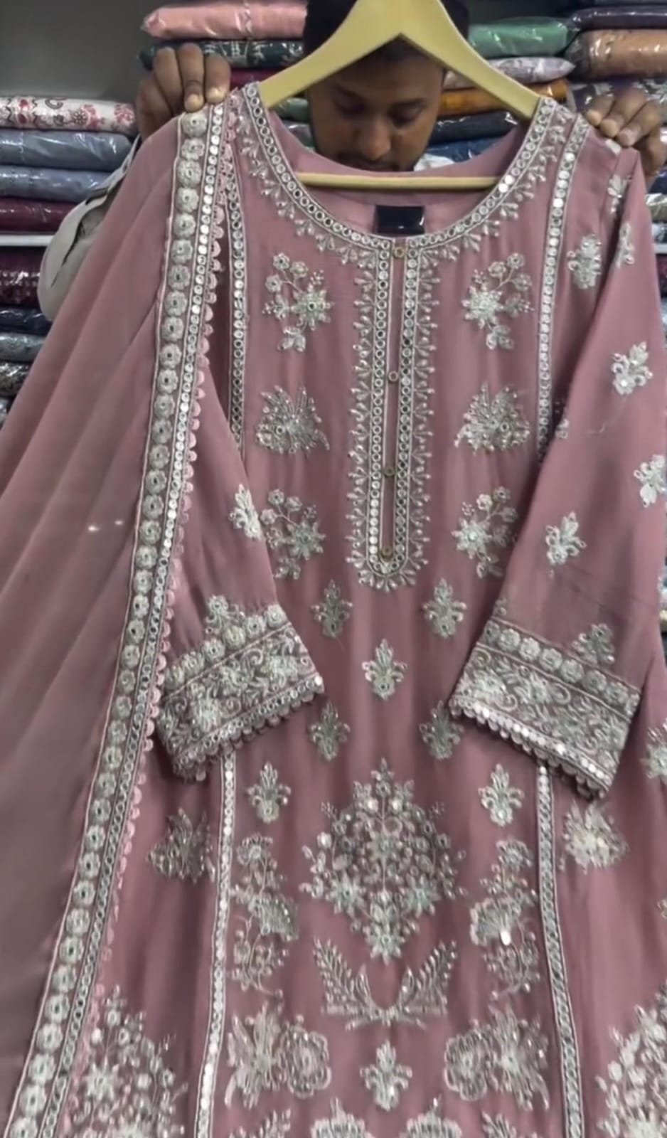 Embroidered Garara 3 Piece Suit