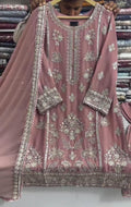 Embroidered Garara 3 Piece Suit