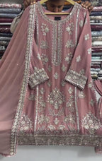 Embroidered Garara 3 Piece Suit