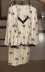 Women 3-Piece Night Suit Set