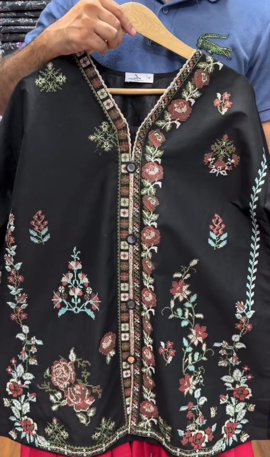 Farshi Shalwar with Embroidered Shirt