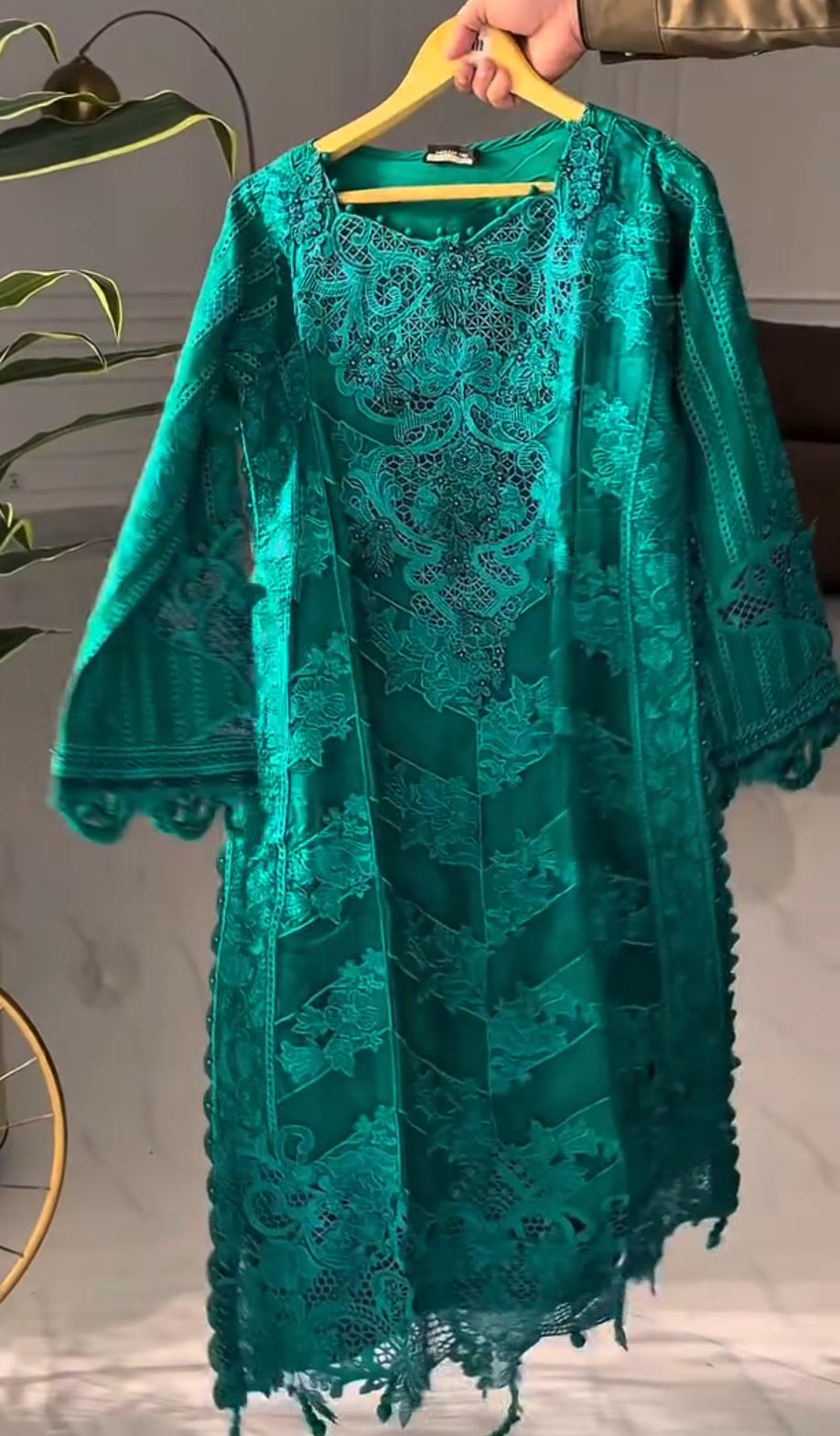 Women Luxury Embroidered 3-Piece Suit
