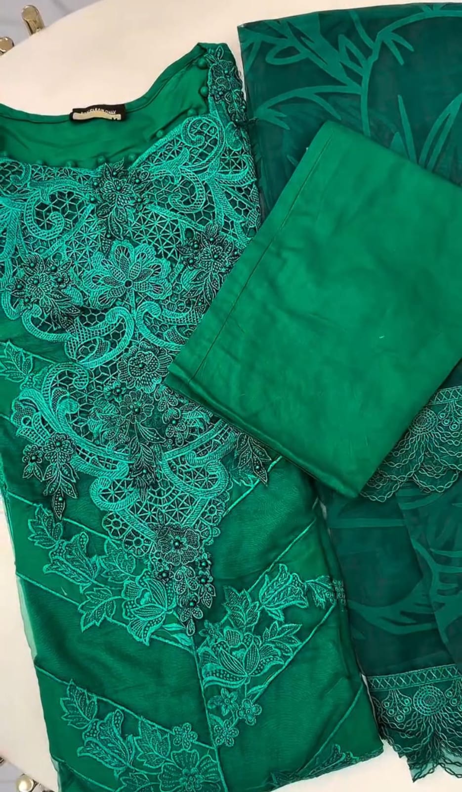 Women Luxury Embroidered 3-Piece Suit