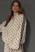 Buy1 Get1 Free Women Polka Dot Co-Ord Set