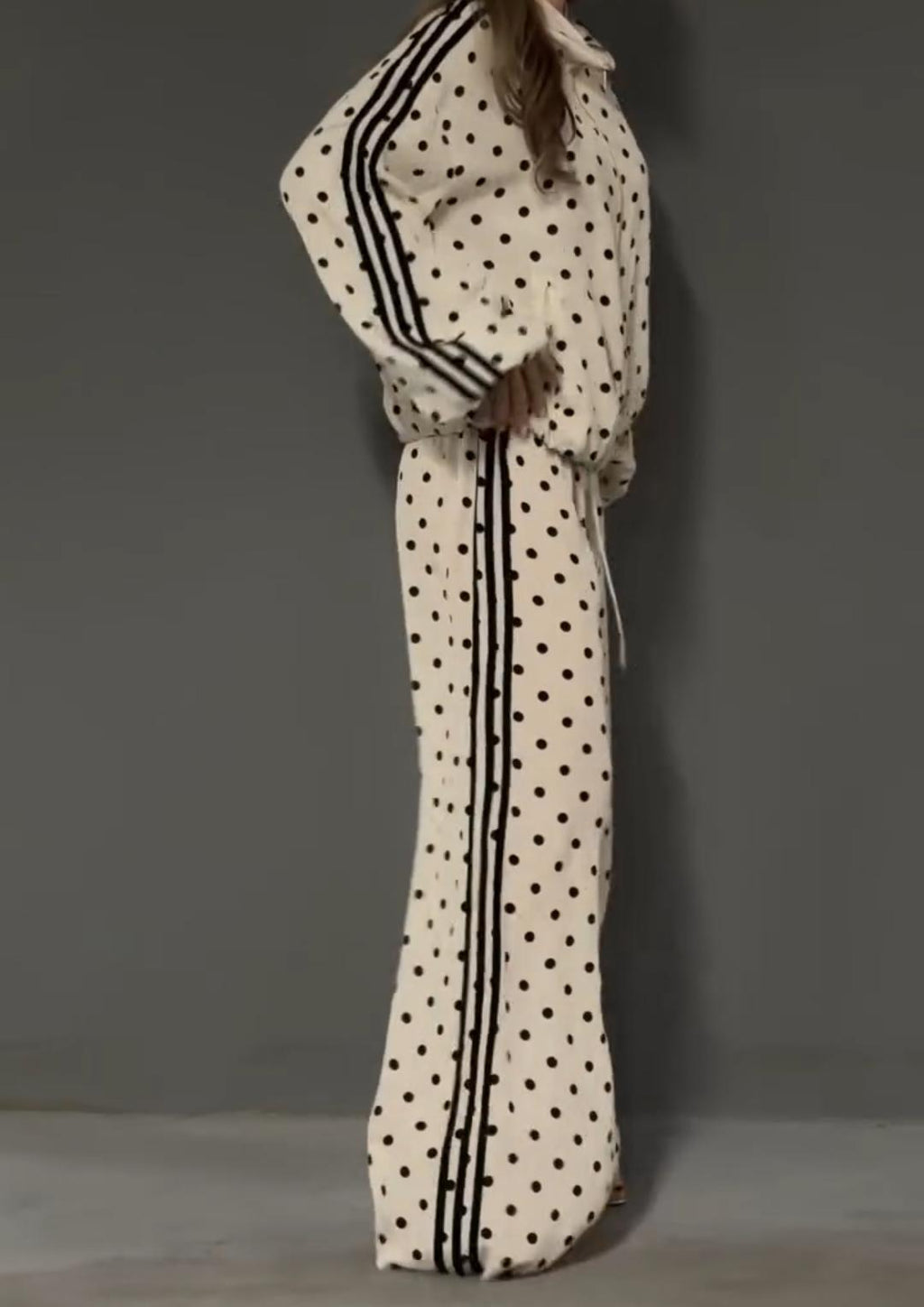 Buy1 Get1 Free Women Polka Dot Co-Ord Set