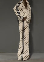 Buy1 Get1 Free Women Polka Dot Co-Ord Set