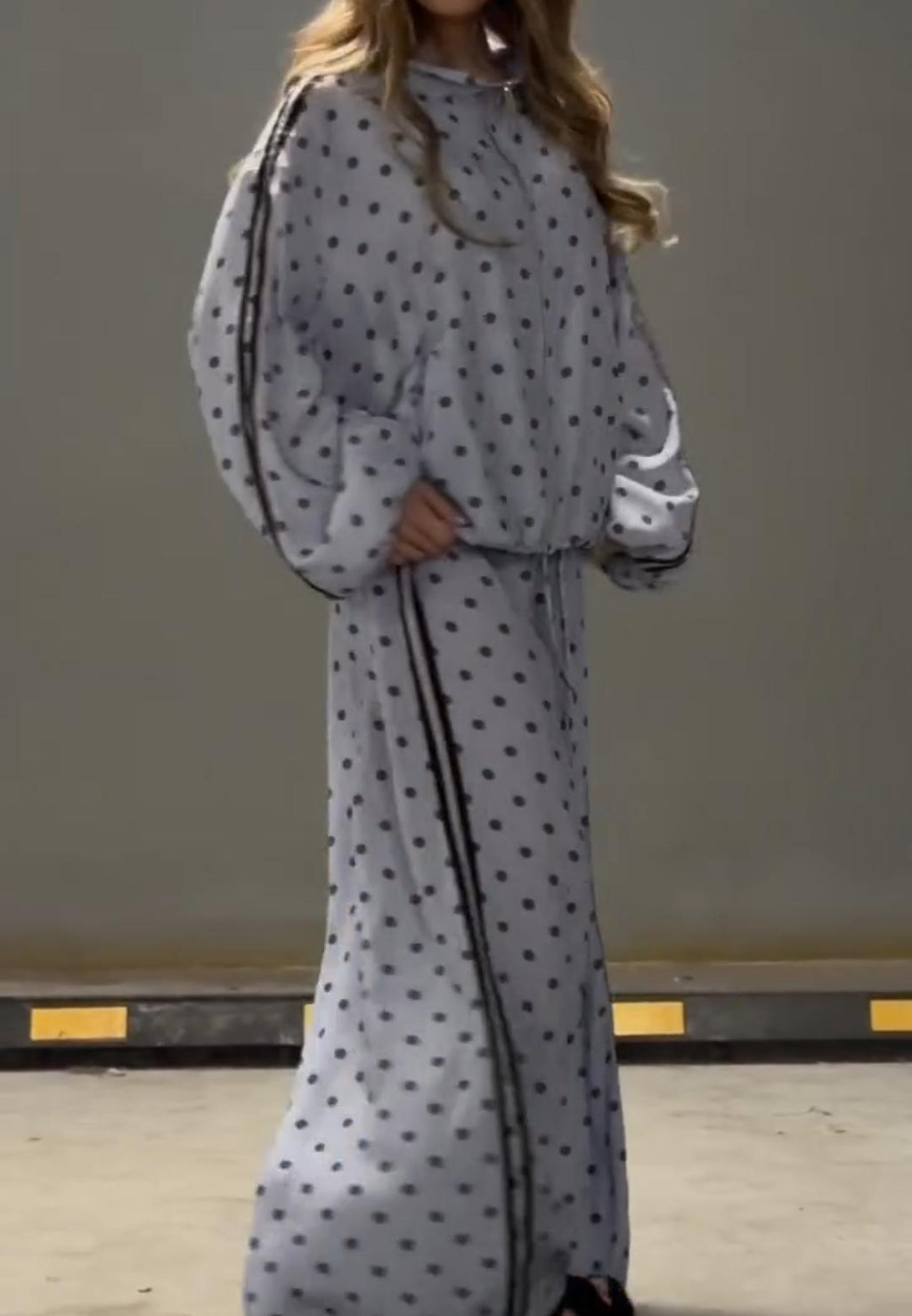 Buy1 Get1 Free Women Polka Dot Co-Ord Set
