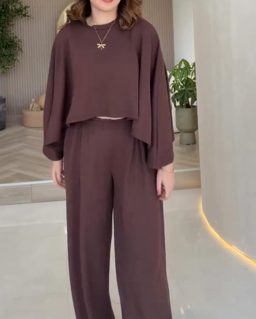 Women Cap Style Co-Ord Set – 2 Pcs