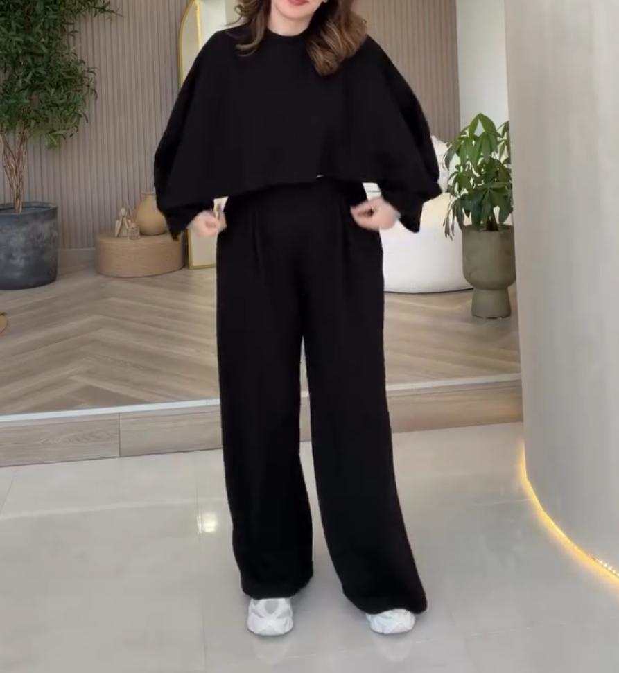 Women Cap Style Co-Ord Set – 2 Pcs