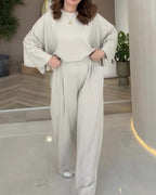 Women Cap Style Co-Ord Set – 2 Pcs