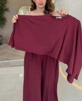 Women Cap Style Co-Ord Set – 2 Pcs