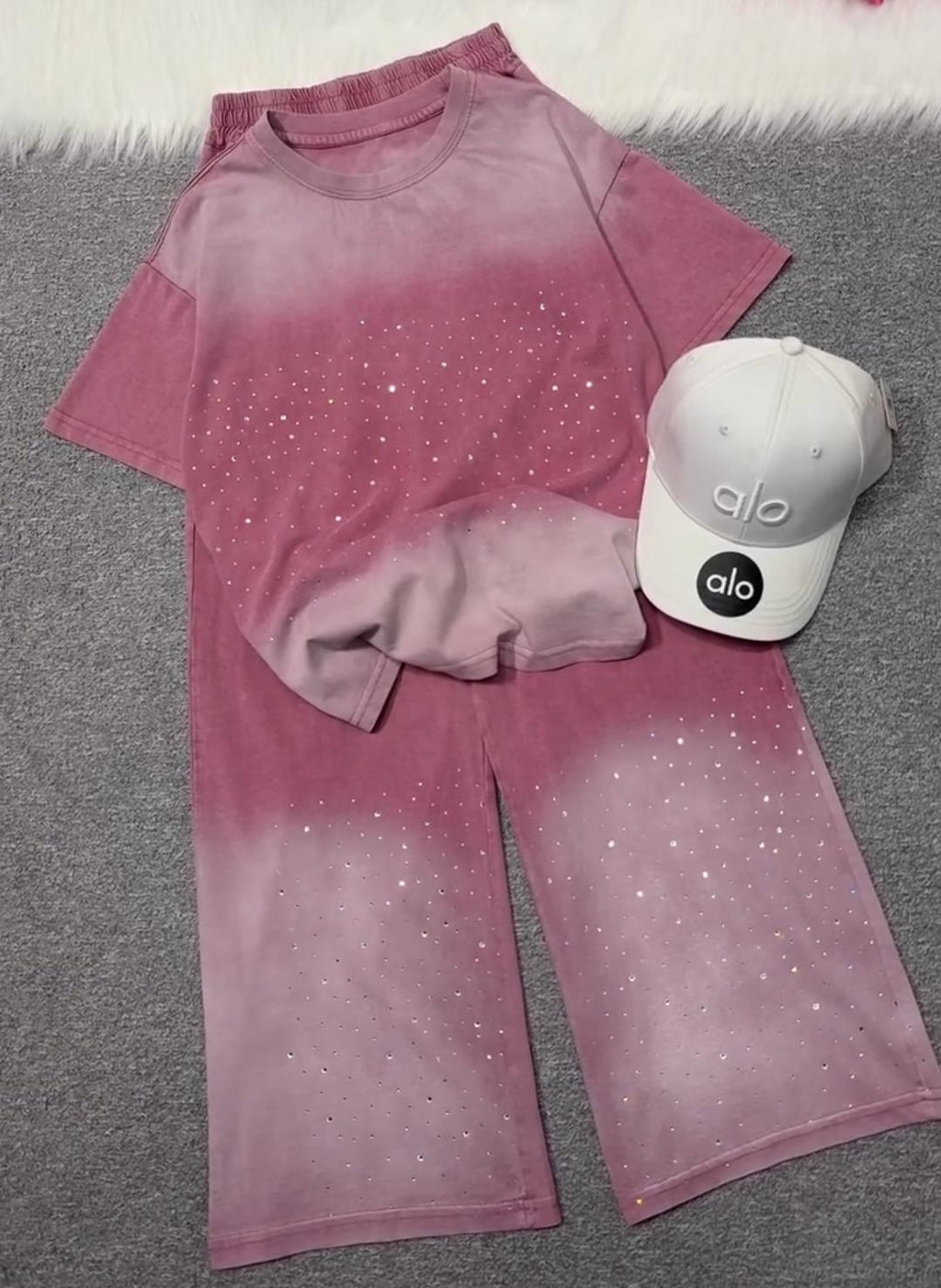Women's Trendy T-Shirt with Plazo Set