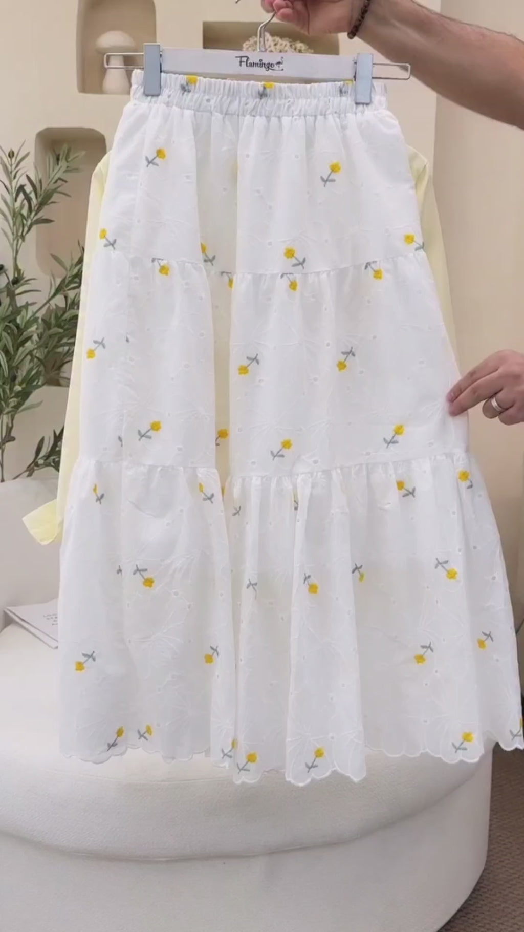 Summer Trendy 2-Piece Shirt & Skirt Set