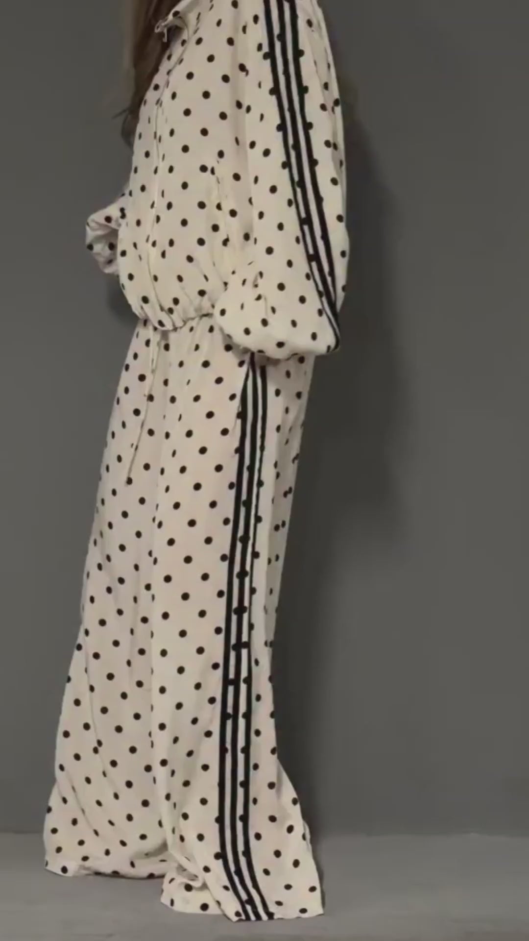 Buy1 Get1 Free Women Polka Dot Co-Ord Set