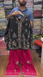 Farshi Shalwar with Embroidered Shirt