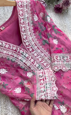 Beautiful chikankari Anarkali Dress 🔥💖